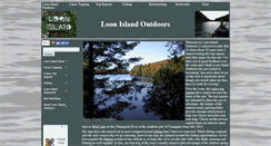 Desktop Screenshot of loonislandoutdoors.com